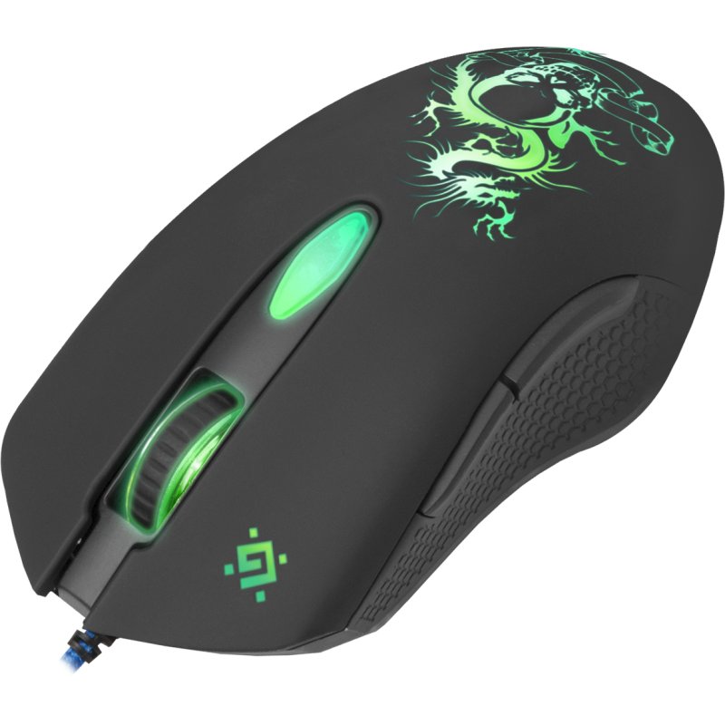 Defender GM-090L souris Jouer Droitier USB Type-A Optique 3200 DPI