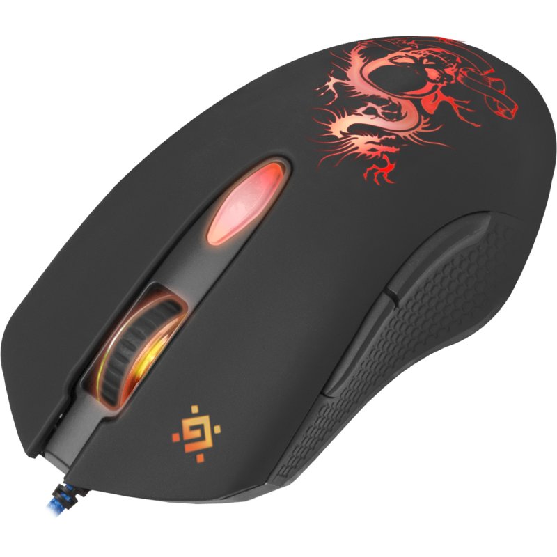 Defender GM-090L souris Jouer Droitier USB Type-A Optique 3200 DPI