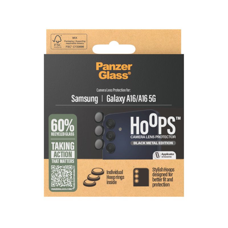 PanzerGlass Hoops Black Lens Protector Samsung New A15
