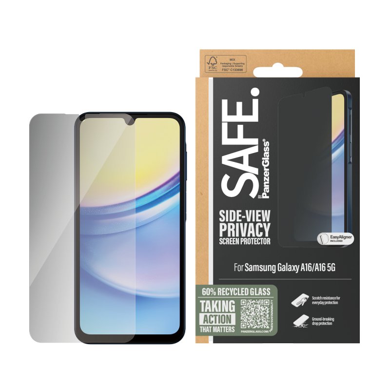 SAFE by PanzerGlass - Screen Protector - Galaxy A16/A16 5G - Privacy