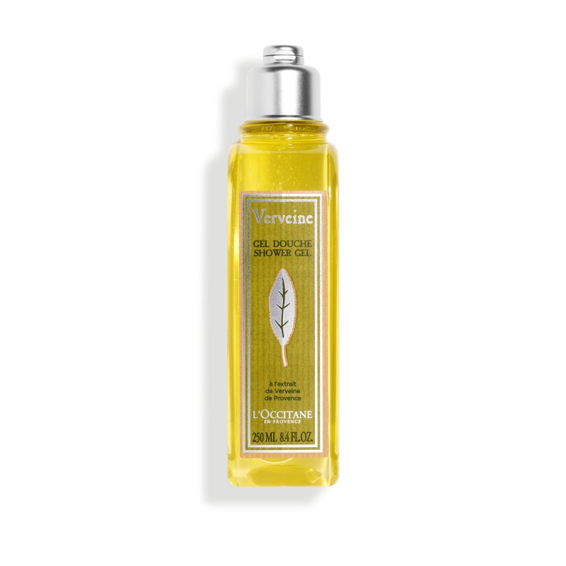 L'OCCITANE Verbena Shower Gel 250ml Luxury Moisturising Body Wash Invigorating Refreshing Organic Verbena Extract Vegan