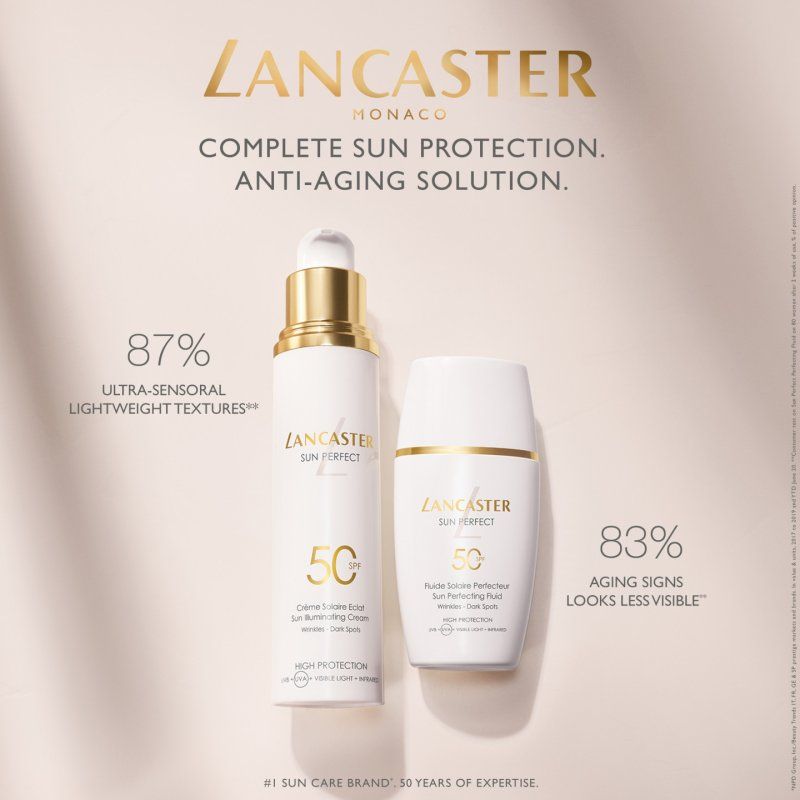 Lancaster Sun Perfect Crème d’écran solaire Visage 30 Adultes