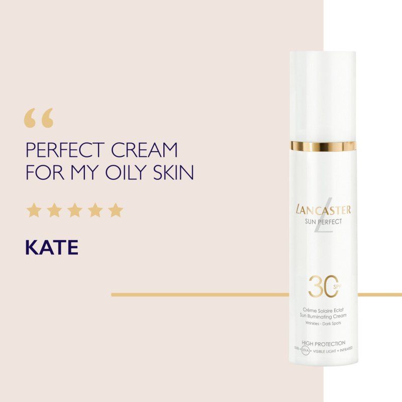 Lancaster Sun Perfect Crème d’écran solaire Visage 30 Adultes