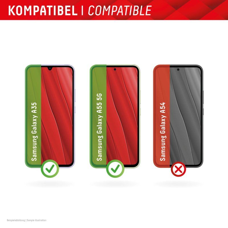 DISPLEX Real Glasschutzfolie FC für Samsung Galaxy A35/A55 5G