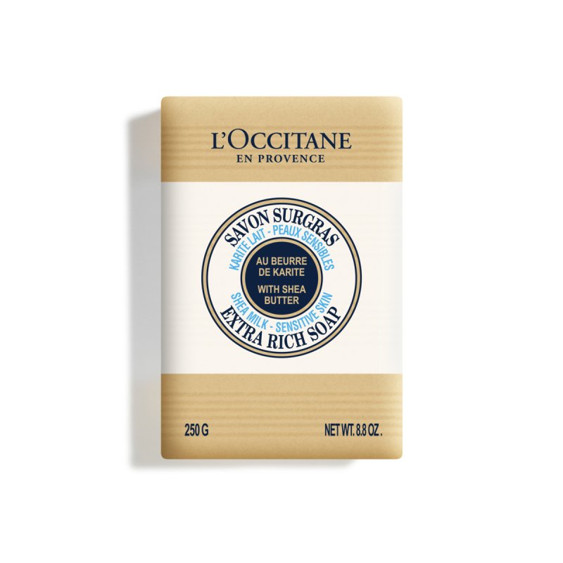 L'Occitane Shea Milk Sensitive Skin Extra Rich Soap Savon en pain 250 g 1 pièce(s)