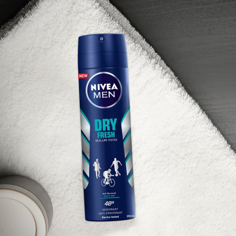 NIVEA Men Dry Fresh Antiperspirant Deodorant 200ml