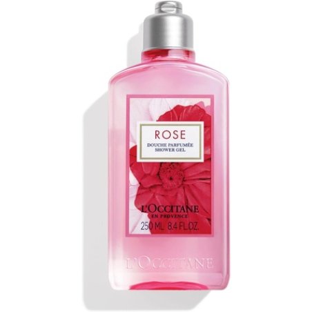 L'OCCITANE Rose Shower Gel 250ml Floral Scented Vegan & 99% Readily Biodegradable Luxury Clean Beauty Bodycare for All