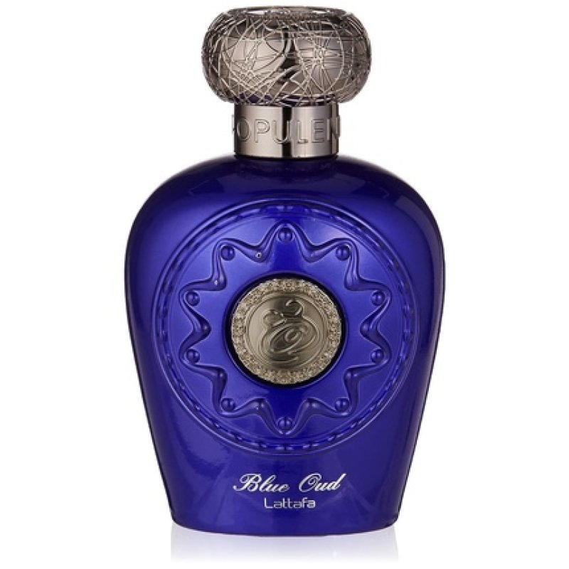 Lattafa Perfumes Blue Oud Unisex Eau de Parfum Spray 3.4 Ounce