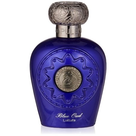 Lattafa Perfumes Blue Oud Unisex Eau de Parfum Spray 3.4 Ounce