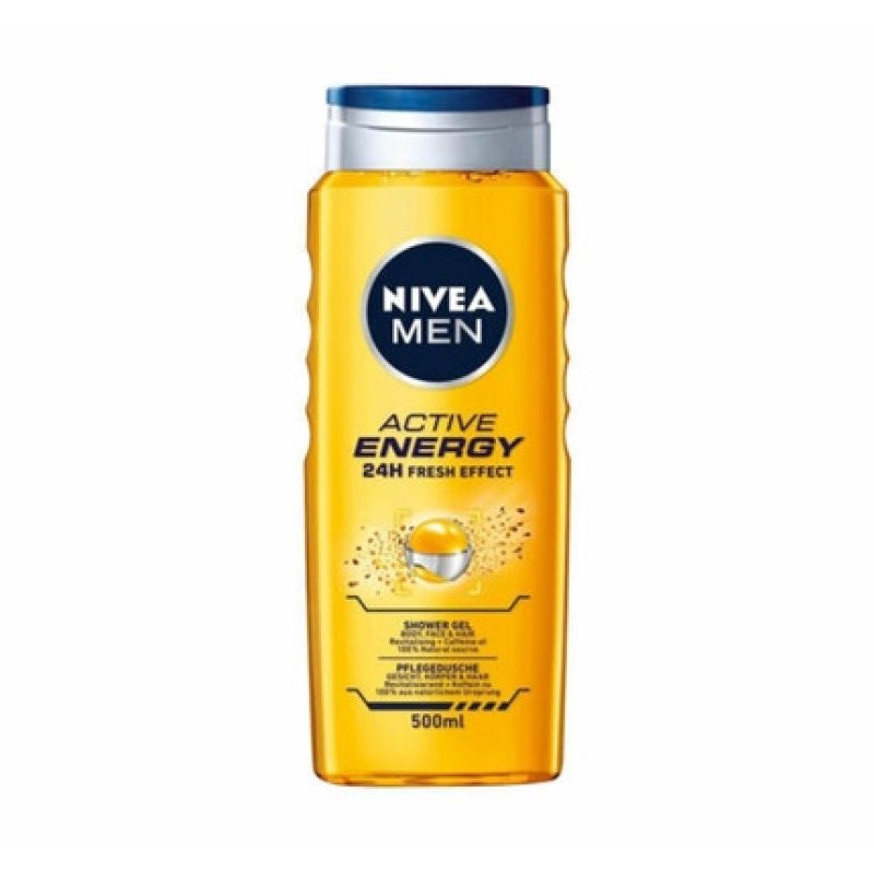 Nivea Men Active Energy 24 Fresh Effect Shower Gel for Men 500ml