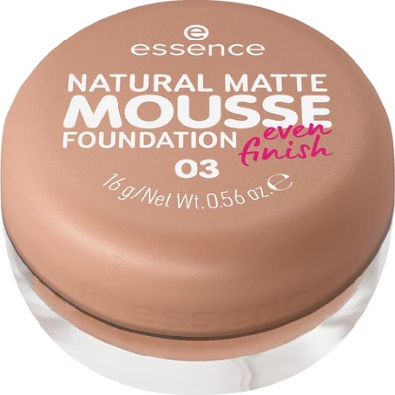 Essence Natural Matte Mousse Foundation 15g 03 Neutral Honey