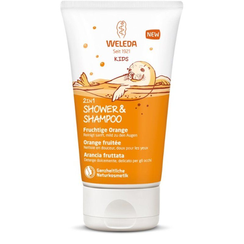 Weleda Kids 2in1 Shower & Shampoo, 150ml