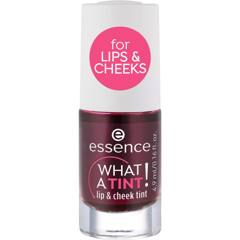 Essence What a Tint Lip & Cheek Tint Long-Lasting Liquid Blush & Lip Stain Vegan & Cruelty Free