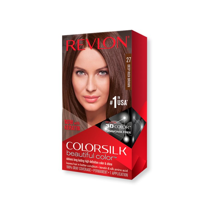 Revlon Colorsilk Beautiful Hair Color 27 Deep Rich Brown 2fl oz