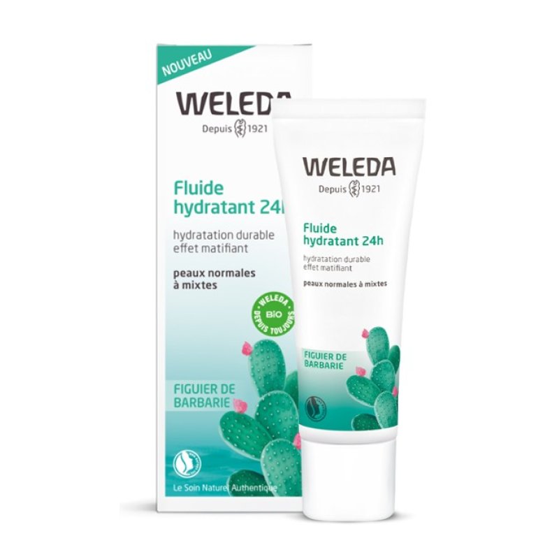 Weleda Bio Fig Cactus 24h Moisturizing Fluid Natural Face Lotion 30ml