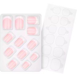 Essence french MANICURE click-on nails Ongles des mains Rose, Blanc Monochromatique 12 pièce(s)