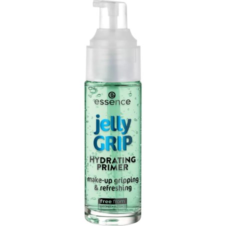 Essence Jelly Grip Hydrating Primer Green Moisturizing Smoothing Natural for Dry Skin Vegan Paraben-Free