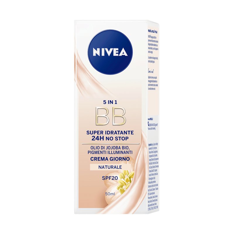 NIVEA 5 In 1 Bb Cream Super Idratante Naturale 50 ml