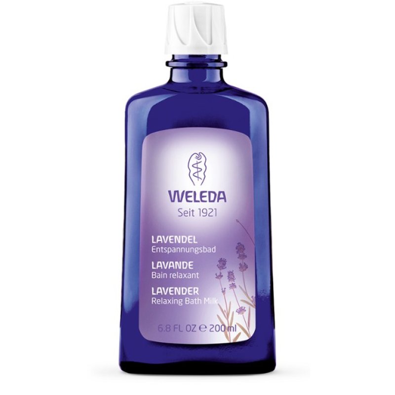 Weleda 9825X2 bain à bulles et laits Lait de bain 200 ml Lavande