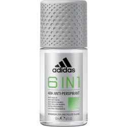 Adidas 6 in 1 Anti-Perspirant Roll On Deodorant 50ml