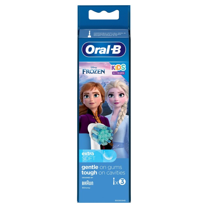Oral-B Kids Frozen Toothbrush Replacement Heads - Pack of 3