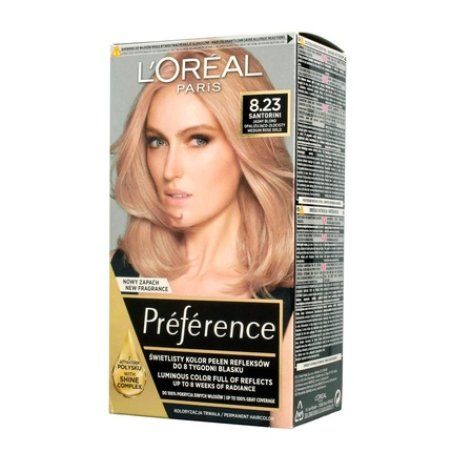 L'Oréal Paris Preference Hair Dye 8.23 Medium Rose Gold