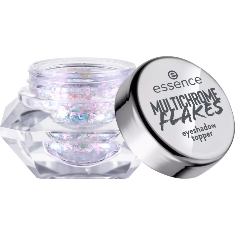 Essence MULTICHROME FLAKES eyeshadow topper eye shadow 2 g 01 Galactic vibes Glitter