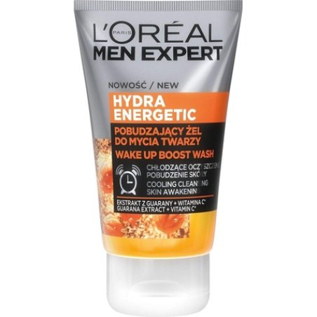 L'Oréal Paris Men Expert Hydra Energetic Face Cleansing Gel with Cooling and Stimulating Effect on the Skin 100ml