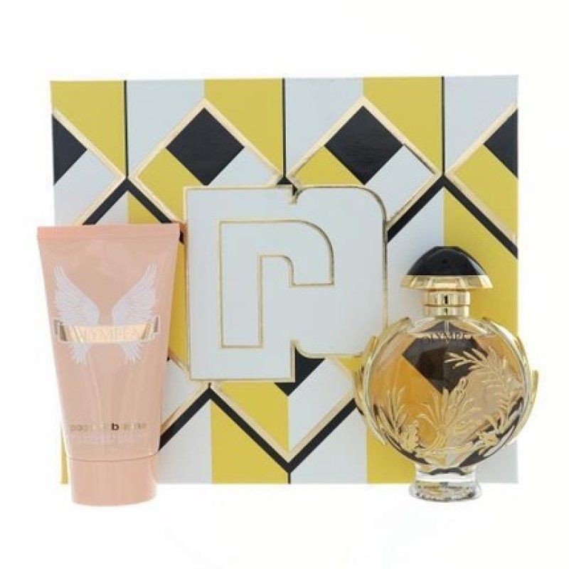 Paco Rabanne Olympea Solar Gift Set 50ml Eau De Parfum Spray 75ml Body Lotion