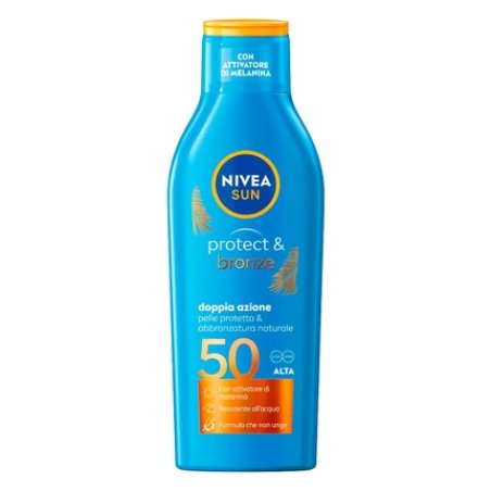 NIVEA SUN Protect & Bronze Sunscreen SPF 50 200ml
