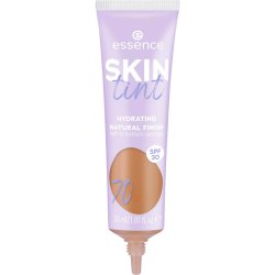Essence SKIN Tint Makeup No. 70 Brown Moisturizing Natural Vegan Oil-Free UVA and UVB Filter SPF 30 Fragrance-Free 30ml