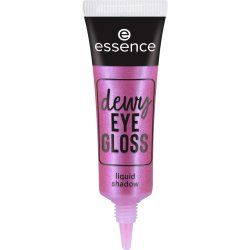 Essence Dewy Eye Gloss ombre à paupière 8 ml 02 Galaxy Gleam Colle pailletée, Brillant, Lumineux