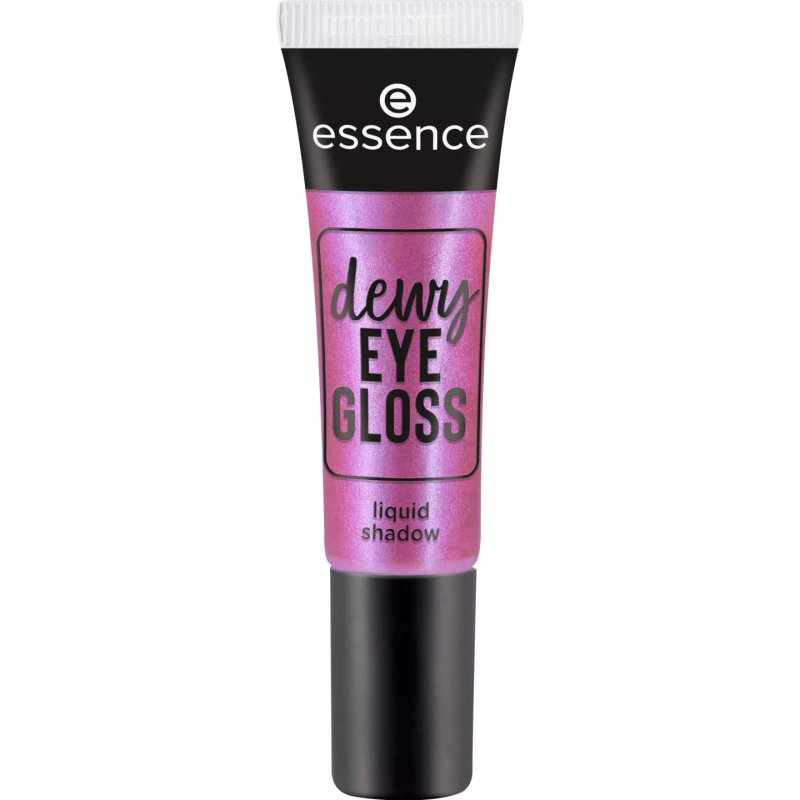 Essence Dewy Eye Gloss ombre à paupière 8 ml 02 Galaxy Gleam Colle pailletée, Brillant, Lumineux
