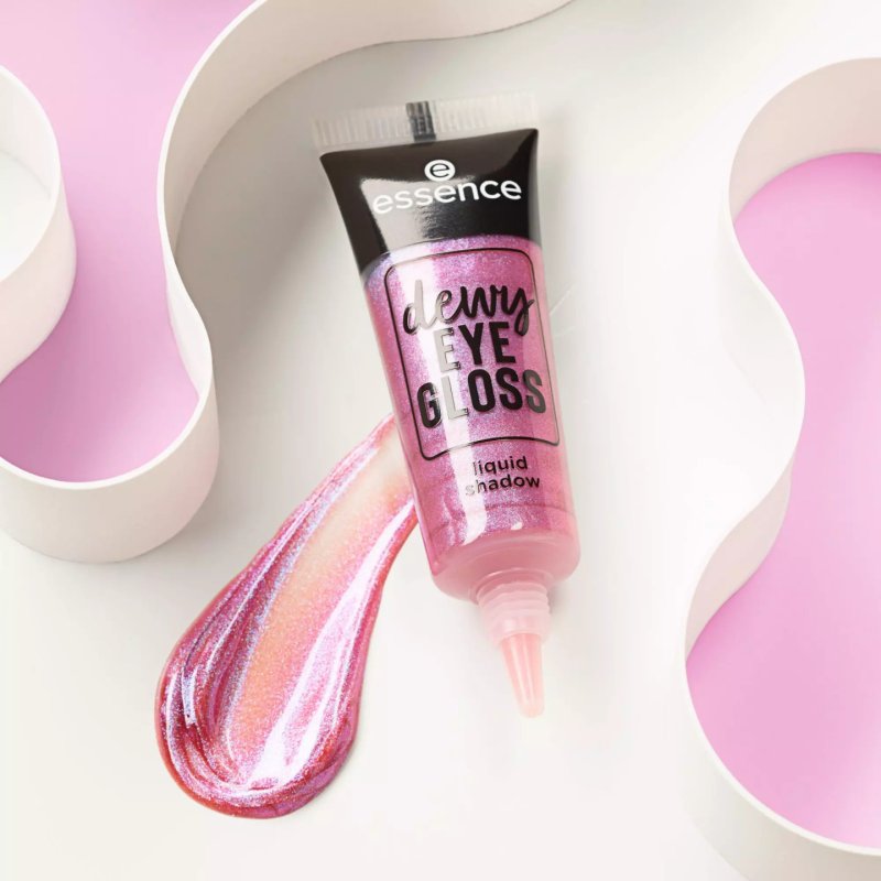 essence Dewy Eye Gloss Liquid Shadow Nr. 02 Red Soft-Focus Radiant Fresh Vegan Nanoparticle Free Perfume-Free Oil-Free