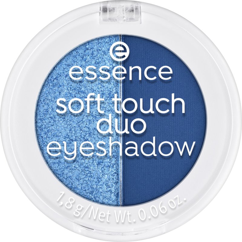 Essence Soft Touch Duo Eyeshadow ombre à paupière 1,8 g 03 Icy Girl Mat, Brillant