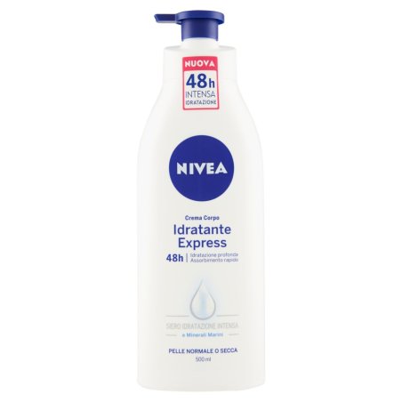 NIVEA Crema Corpo Idratante Express 500 ml Crème Femmes