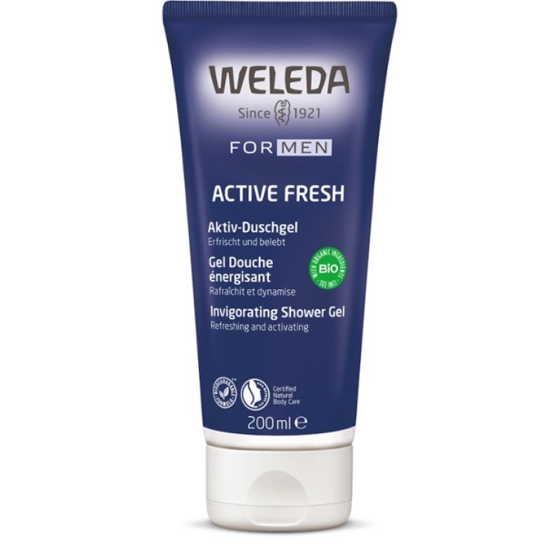 Weleda Bio For Men Active Fresh Shower Gel 200ml