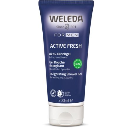 Weleda FOR MEN Aktiv-Duschgel 200 ml Shower gel Body Rosemary