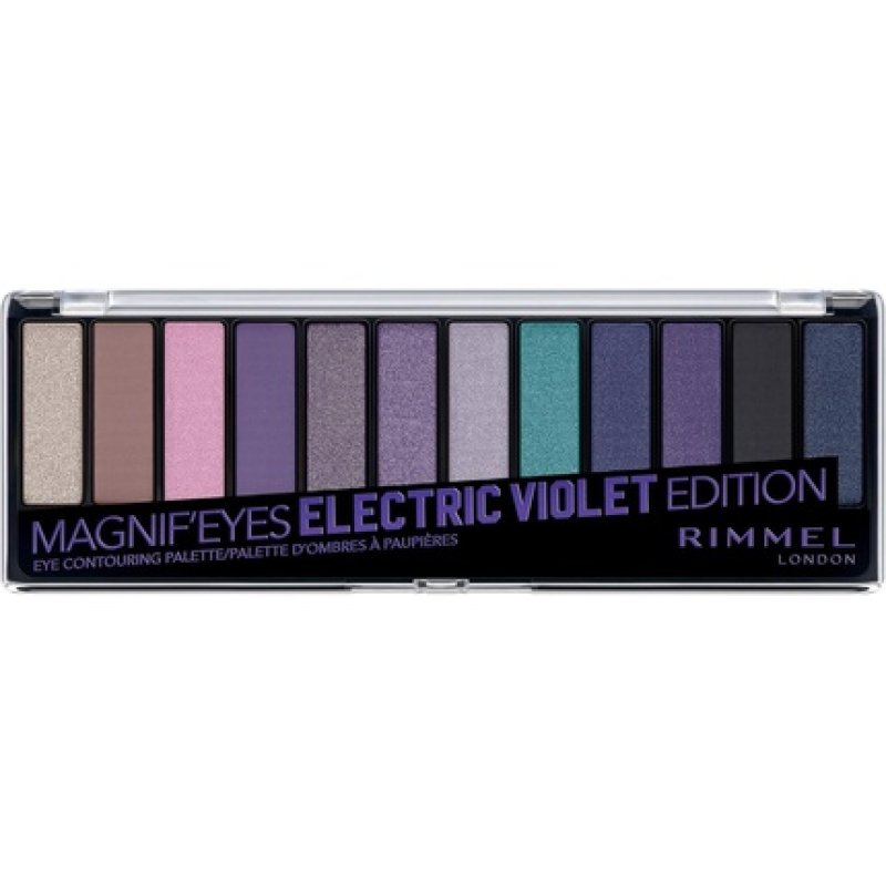 Rimmel London Magnif'Eyes Eyeshadow Palette 008 Electric Violet 12 Shades 15ml