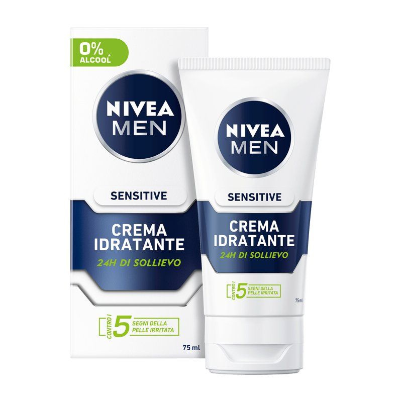 NIVEA Sensitive Crema Idratante gel pour le visage 75 ml Hommes