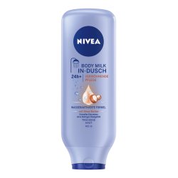 NIVEA In-Shower Soft Milk Body Cream with Shea Butter and 5in1 Moisturizing Formula 400ml