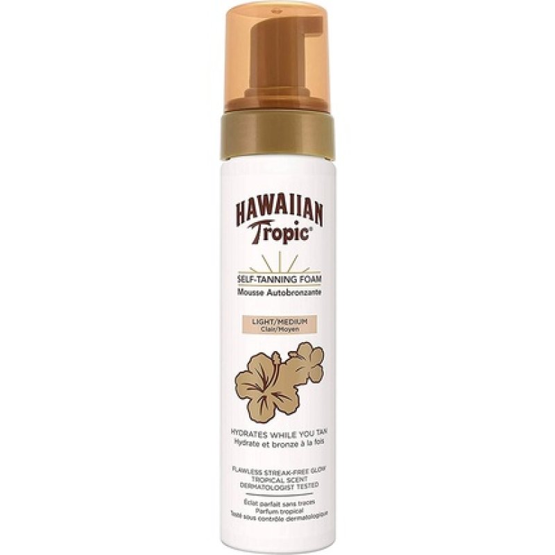 Hawaiian Tropic Self-Tanning Foam Light/Medium 200ml