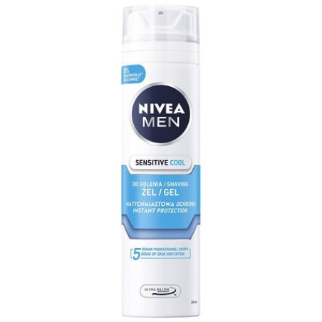 Nivea Men Sensitive Cooling Shaving Gel 200ml