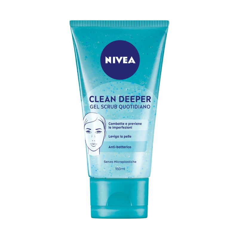 NIVEA Clean Deeper Gel Scrub Quotidiano Cleansing gel Women 150 ml