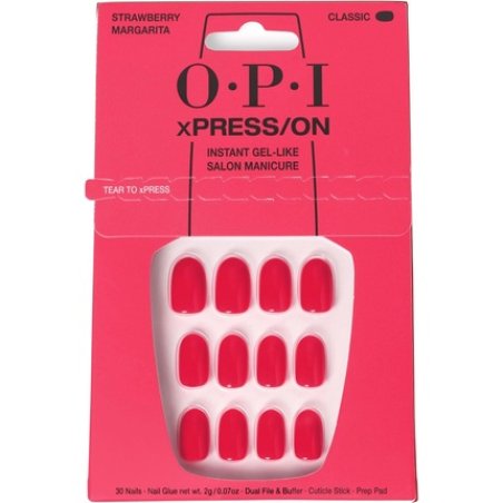 OPI xPRESS/ON Press On Nails & Cuticle Oil 30 Pcs Reusable False Nails with up to 14 Days of Wear Deeply Nourishing