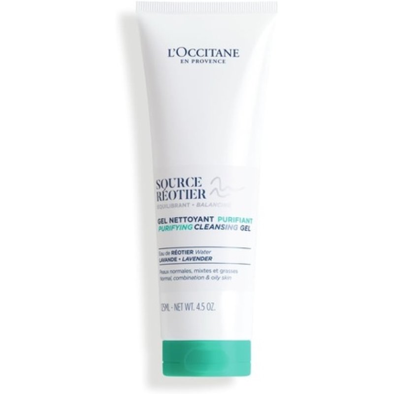 L'Occitane Source Reotier Purifying Cleansing Gel 125ml - Hydrating & Soothing