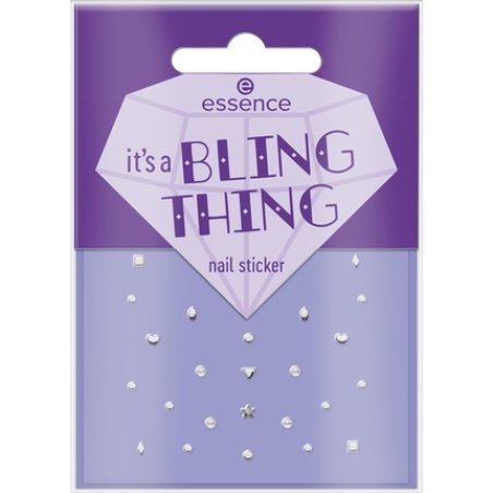 essence It's a BLING THING Nail Sticker Multicolor Covering Express Result Easy to Remove Nanoparticle Free 28pcs