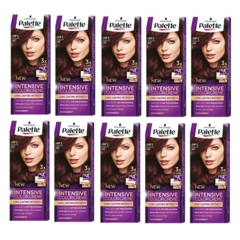 Palette Intensive Color Cream 4-88 Intensive Dark Red Permanent Hair 10x