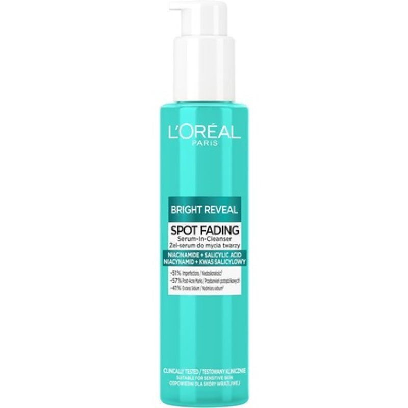 L'Oreal Paris Bright Reveal Face Cleansing Gel Serum 150ml
