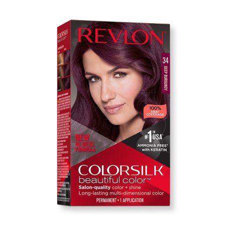 Revlon Colorsilk Natural Hair Color 34 Deep Burgundy